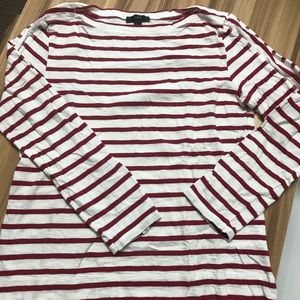 J. Crew Striped 3/4 Sleeve
